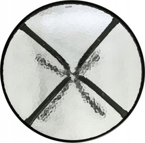 kontrast Zestaw ogrodowy kawowy na taras balkon TERNI dla 2 osób stół fi60 i krzesła czarny 9