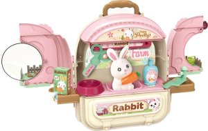 Woopie WOOPIE Królik w Plecaku 3w1 Farma Domek Ogródek 12