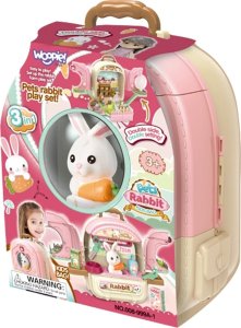 Woopie WOOPIE Królik w Plecaku 3w1 Farma Domek Ogródek 13