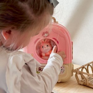 Woopie WOOPIE Królik w Plecaku 3w1 Farma Domek Ogródek 5