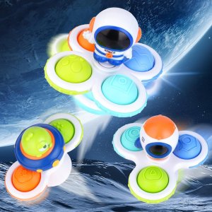 Woopie WOOPIE BABY Kosmiczny Spinner Pop-it  Zabawka Sensoryczna  Wymienne 3 szt. 6