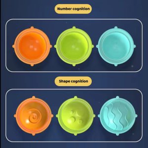 Woopie WOOPIE BABY Kosmiczny Spinner Pop-it  Zabawka Sensoryczna  Wymienne 3 szt. 8