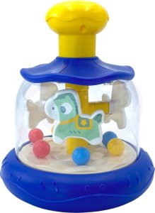 Woopie WOOPIE BABY Kolorowe Koniki Niebieski Bączek Karuzela z Kulkami 2