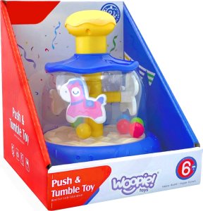 Woopie WOOPIE BABY Kolorowe Koniki Niebieski Bączek Karuzela z Kulkami 6