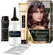 L’Oreal Paris LOREAL Preference Farba do włosów 5.21 Zimny Opalizujący Jasny Brąz 2