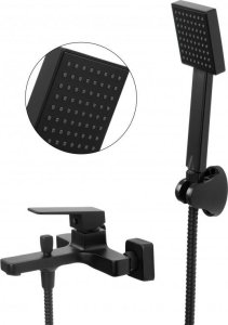 Bateria wannowa YokaHome Bateria wannowa ścienna prysznicowa natryskowa czarna - Yoka 3