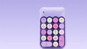 Klawiatura Mofii Bezprzewodowa klawiatura numeryczna MOFII X910 (Fioletowa) 4