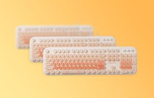 Klawiatura Mofii Przewodowa klawiatura MOFII z podświetleniem Love Me (Beżowa) 5