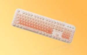 Klawiatura Mofii Przewodowa klawiatura MOFII z podświetleniem Love Me (Beżowa) 6