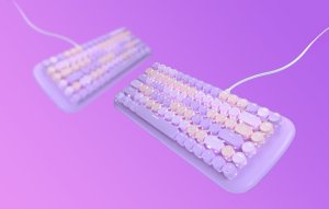 Klawiatura Mofii Przewodowa klawiatura MOFII Candy M (Fioletowa) 6