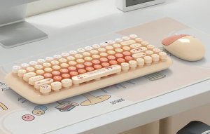 Klawiatura + mysz Mofii Bezprzewodowy zestaw klawiatura + myszka MOFII Candy New 2.4G (Pomarańczowy) 2