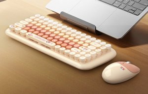 Klawiatura + mysz Mofii Bezprzewodowy zestaw klawiatura + myszka MOFII Candy New 2.4G (Pomarańczowy) 5