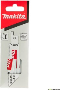 Makita MAKITA SABER SAW BLADE BIM 100x0.9mm /5pcs. METAL SHEETS, PROFILES 3mm 4