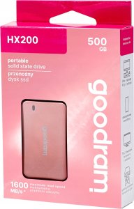 Dysk zewnętrzny SSD GoodRam HX200 500GB Różowy (SSDPR-HX200-500-RG) 6