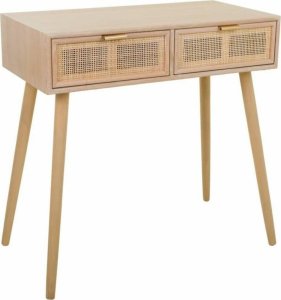 Bigbuy Home Mebel do Przedpokoju z Szufladami Alexandra House Living Naturalny Drewno MDF 42 x 79 x 80 cm 1