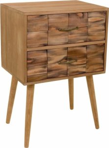 Bigbuy Home Stolik Nocny Alexandra House Living Naturalny 73 x 38 x 50 cm 1