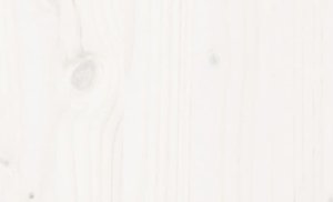 vidaXL vidaXL Rama łóżka bez materaca, biała, 90x190 cm, lite drewno sosnowe 8