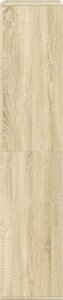 vidaXL vidaXL Regał/przegroda do pokoju, dąb sonoma, 100x33x155,5 cm 5