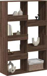 vidaXL vidaXL Regał/przegroda do pokoju, brązowy dąb, 100x33x155,5 cm 3