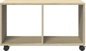 vidaXL vidaXL Szafka na kółkach, dąb sonoma, 72x33x42,5 cm 5