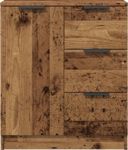 vidaXL Szafka, stare drewno, 60x30x70 cm 4