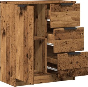 vidaXL Szafka, stare drewno, 60x30x70 cm 7