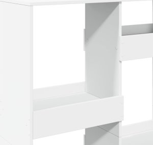 vidaXL Regał/przegroda, biały, 100x33x135 cm 7