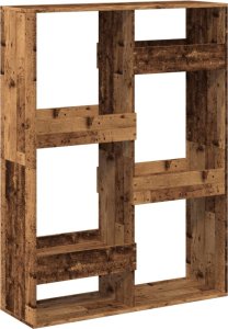 vidaXL vidaXL Regał/przegroda do pokoju, stare drewno, 100x33x135 cm 2