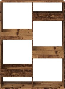 vidaXL vidaXL Regał/przegroda do pokoju, stare drewno, 100x33x135 cm 4