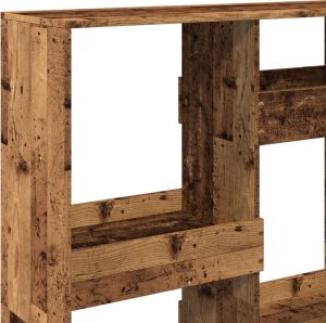 vidaXL vidaXL Regał/przegroda do pokoju, stare drewno, 100x33x135 cm 7