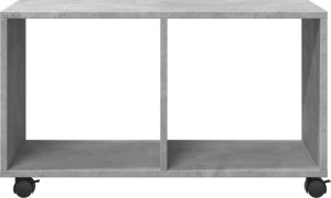 vidaXL vidaXL Szafka na kółkach, szarość betonu, 72x33x42,5 cm 5