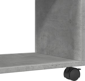 vidaXL vidaXL Szafka na kółkach, szarość betonu, 72x33x42,5 cm 8