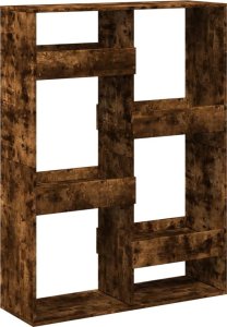 vidaXL vidaXL Regał/przegroda, przydymiony dąb, 100x33x135 cm 6