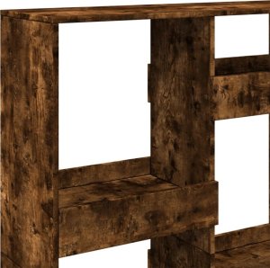 vidaXL vidaXL Regał/przegroda, przydymiony dąb, 100x33x135 cm 7