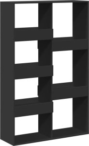 vidaXL vidaXL Regał/przegroda do pokoju, czarny, 100x33x155,5 cm 2