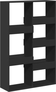 vidaXL vidaXL Regał/przegroda do pokoju, czarny, 100x33x155,5 cm 6