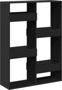 vidaXL vidaXL Regał/przegroda, czarny, 100x33x135 cm, materiał drewnopochodny 6