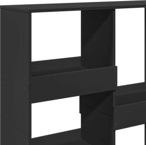 vidaXL Regał na książki/przegroda, czarny, 100x33x115 cm 7