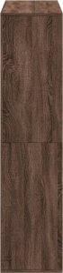 vidaXL Regał/przegroda do pokoju, brązowy dąb, 100x33x135 cm 5