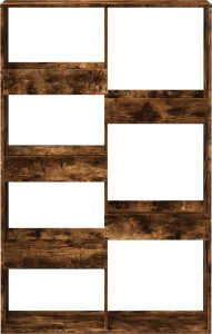 vidaXL vidaXL Regał/przegroda do pokoju, przydymiony dąb, 100x33x155,5 cm 4