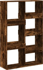 vidaXL vidaXL Regał/przegroda do pokoju, przydymiony dąb, 100x33x155,5 cm 6