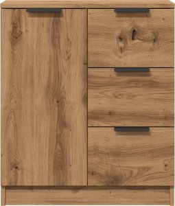 vidaXL Komoda, dąb artisan, 60x30x70 cm 4