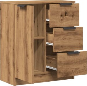 vidaXL Komoda, dąb artisan, 60x30x70 cm 7