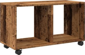 vidaXL Szafka na kółkach, stare drewno, 72x33x42,5 cm 2