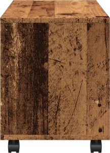 vidaXL Szafka na kółkach, stare drewno, 72x33x42,5 cm 6