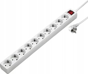 Hama Hama Power Strip 10 sockets 3 m white - Extended 3
