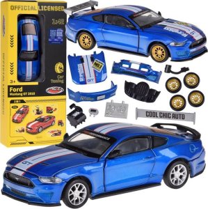 Jokomisiada Zestaw Metalowe auto TUNING licencjonowane Ford Mustang GT 1:42 ZA5057 1