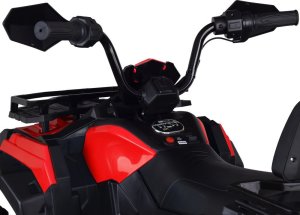 Jokomisiada Duży quad na akumulator dla dziecka 4x4 gaz w manetce amortyzator 8