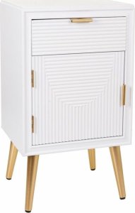 Bigbuy Home Stolik Nocny Alexandra House Living Złoty 36 x 70 x 39 cm 1