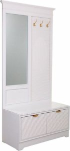 Bigbuy Home Mebel do Przedpokoju z Szufladami Alexandra House Living Złoty Drewno MDF 7 x 190 x 95 cm 1